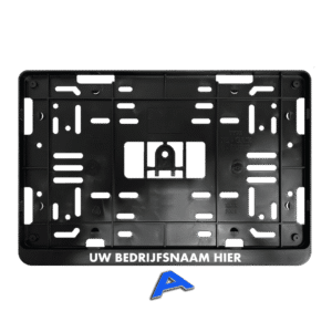 Kennzeichenhalter für Jeep 4x4 mit Textleiste und 3D-Reliefdruck