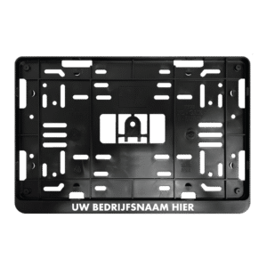 Kennzeichenhalter für Jeep 4x4 mit Textleiste